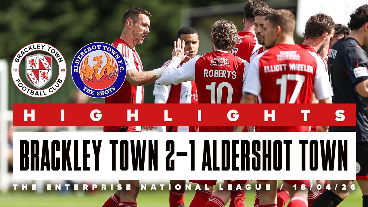 Brackley Town vs Aldershot Town Highlights
