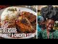 How to make the best Chicken and turkey stew | African food | Liberia food | Kristline