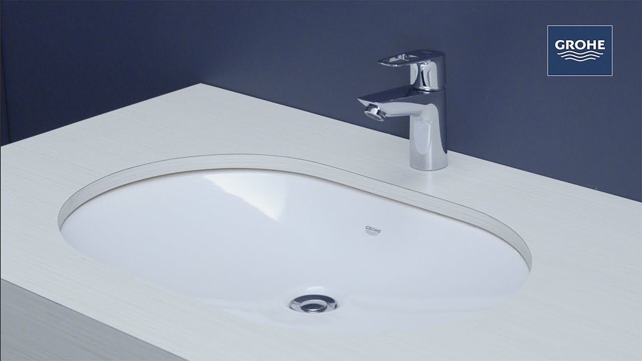 How To Install The Grohe Essence & Eurocube Undermount Bathroom Sink