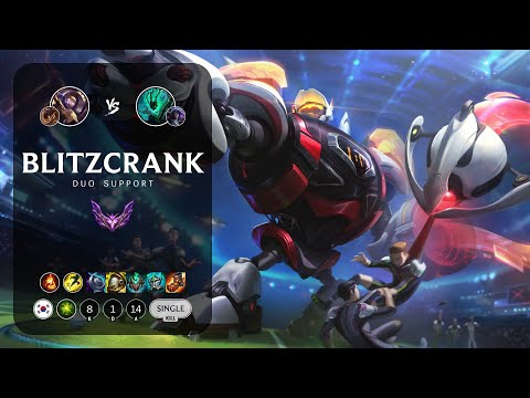 Blitzcrank Support vs Thresh - KR Master Patch 13.13
