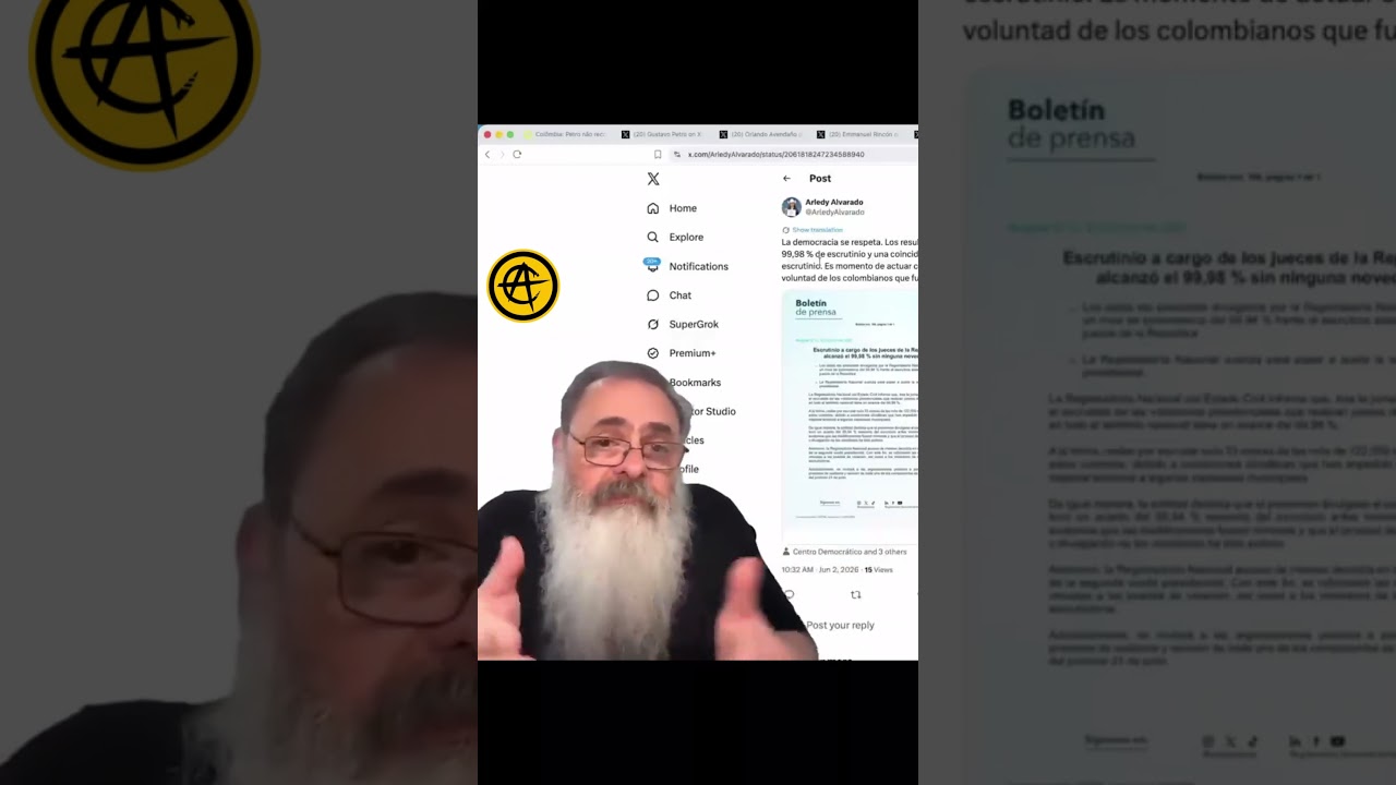 GUSTAVO PETRO prepara GOLPE na COLÔMBIA questionando RESULTADO das ELEIÇÕES