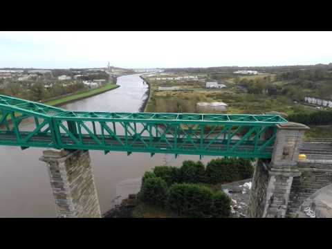 Drogheda Viaduct - an aerial view