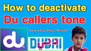 How to deactivate du callers tone || du sim me caller tone kaise cancel kare