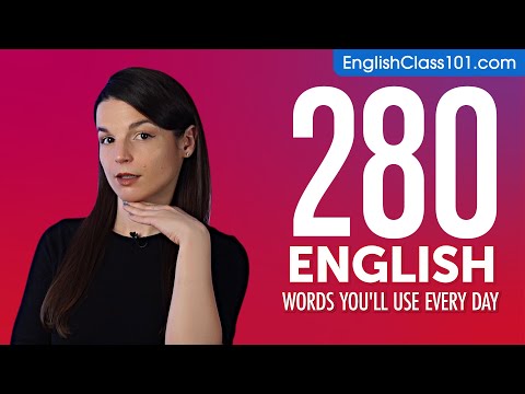 280 English Words You'll Use Every Day - Basic Vocabulary #68