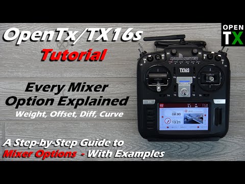 OpenTx Companion Tutorial • Weight Diff Offset Expo • Every Mixer Option Explained • [Intermediate]