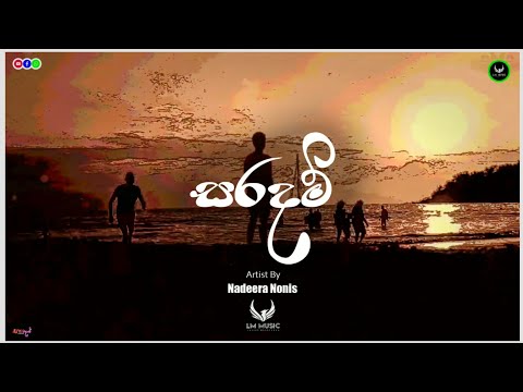 Saradam (සරදම්) @NadeeraNonis || රිදුනාම සනසන්න ළඟ උන් ඔයා || Lyrics song || @LMTv-1