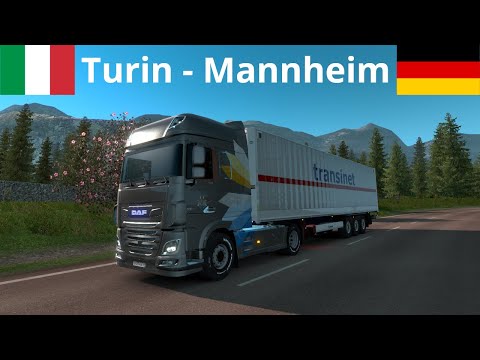 Euro Truck Simulator 2 | ProMods 2.46 | Turin (I) - Mannheim (D) [Timelapse]
