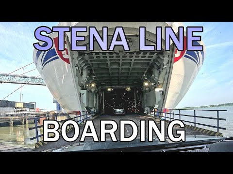 STENA LINE FERRY BOARDING - HARWICH TO HOOK OF HOLLAND