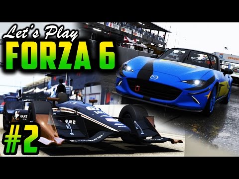 Forza Motorsport 6 Let's Play: Career Part 2 - INDYCAR & WET RACE!!!