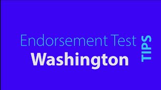 Washington (new) DOL permit test (2020)
