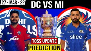 Toss Update : CSK vs KKR Toss Update  | Today Match Prediction | Mumbai Indians | Delhi Capitals