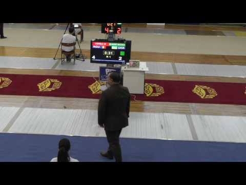 Fencing GP Women Epee Individual Budapest 2013 T64 piste blue 01 SHEMYAKINA Yana UKR vs UDREA Maria