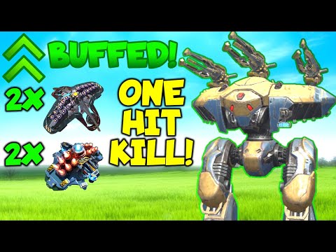 One Hit Kill! BUFFED SHARANGA STRIKER Sniper From Hell! | War Robots Test Server Titan Gameplay WR