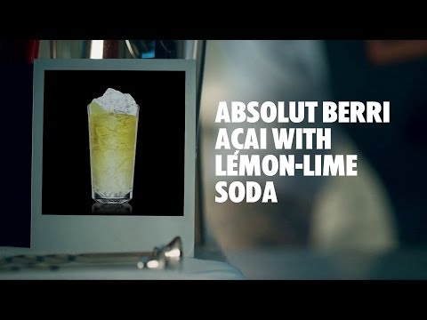 ABSOLUT BERRI AÇAI WITH LEMON-LIME SODA DRINK RECIPE - HOW TO MIX