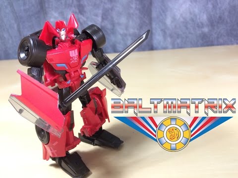 Transformers Robots in Disguise Warrior Class Sideswipe Video Review