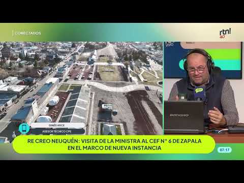 #conectadosrtn   🔵 Re Creo Neuquén 2026: Soledad Martínez visitó el CEF N° 6 de Zapala
