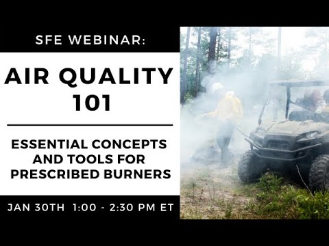 SFE Webinar: Air Quality 101