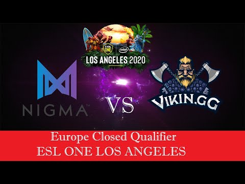 NIGMA vs VIKING.GG - BO2 - Game1 - Europe Closed Qualifier Group Stage ESL ONE LOS ANGELES