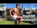 5-MINUTE HIIT CARDIO CIRCUIT! | BJ Gaddour Men's Health Workout