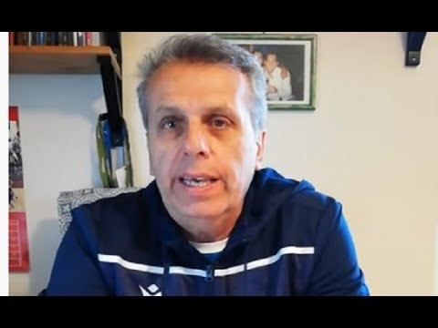 PAOLO MANGINI PRESIDENTE LND CRT OSPITE DI  MAURIZIO ZINI A CALCIO TOSCANO CALCIO GIOCATO 21.O4.21