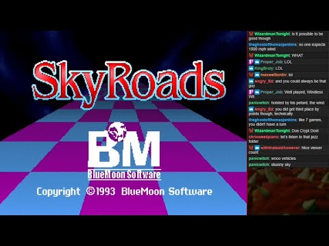 MS-DOS Crypt - Skyroads