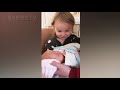 Cute and Adorable Moments of kids meeting newborn baby sibling for the first time