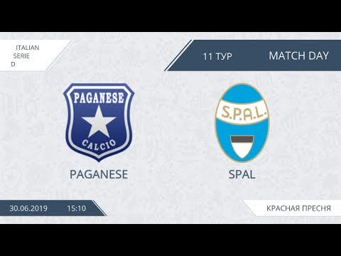 AFL19. Italy. Serie D. Day 11. Paganese - Spal