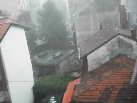 Grandine a Torino