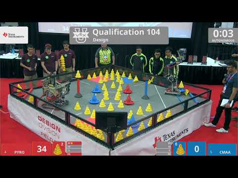 2018 VEXU Design Q104 - PYRO vs CMAA - 72 to 82