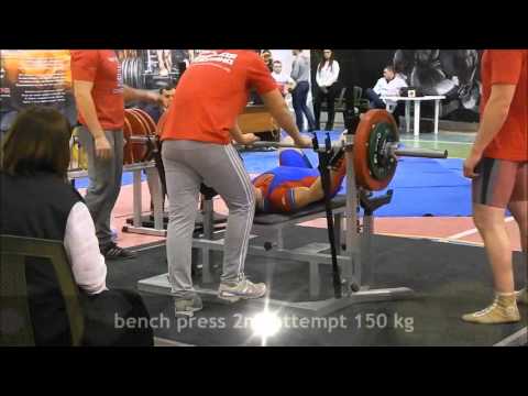 Gladkikh Sergey RAW total 655,5kg@66kg, Сhampionship of Russia 2015