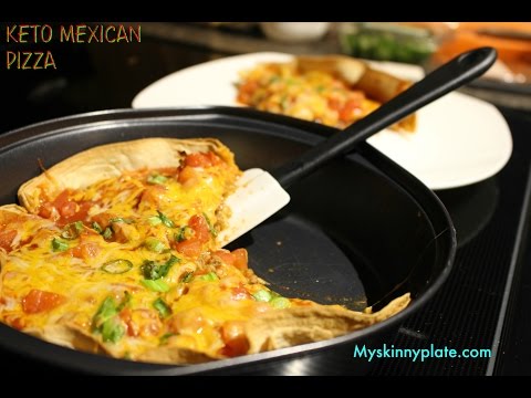 KETO Mexican Pizza Recipe - Taco Bell Copycat 4 carb serving