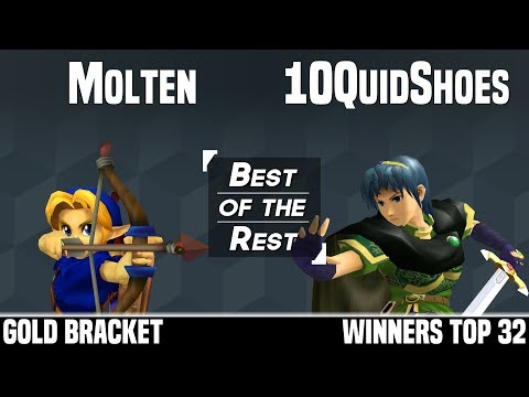 Best of the Rest 2018 - Molten (Young Link) vs 10QuidShoes (Marth) - GOLD BRACKET - WINNERS TOP 32