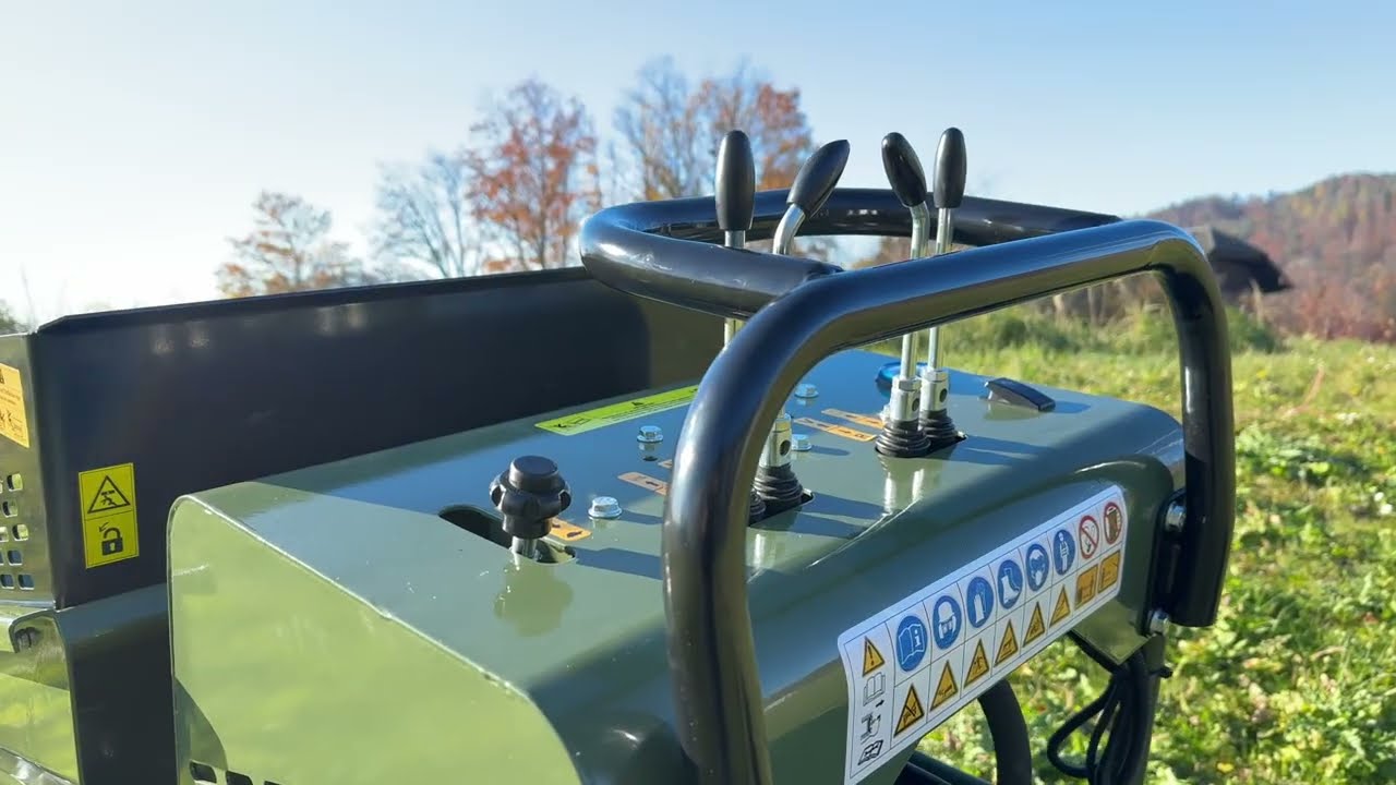 Önrakodó hidrosztatikus hajtású, hernyótalpas mini dömper – motoros talicska – GAMUL VH5PRO