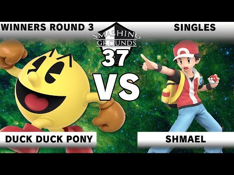 Smashing Grounds 37 - Winners Round 3 Shmael (Pokemon Trainer) v Duck Duck Pony (Pac-Man)