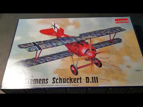 Roden 1/32 Siemens-Schukert D.III, Part 1 - Cockpit