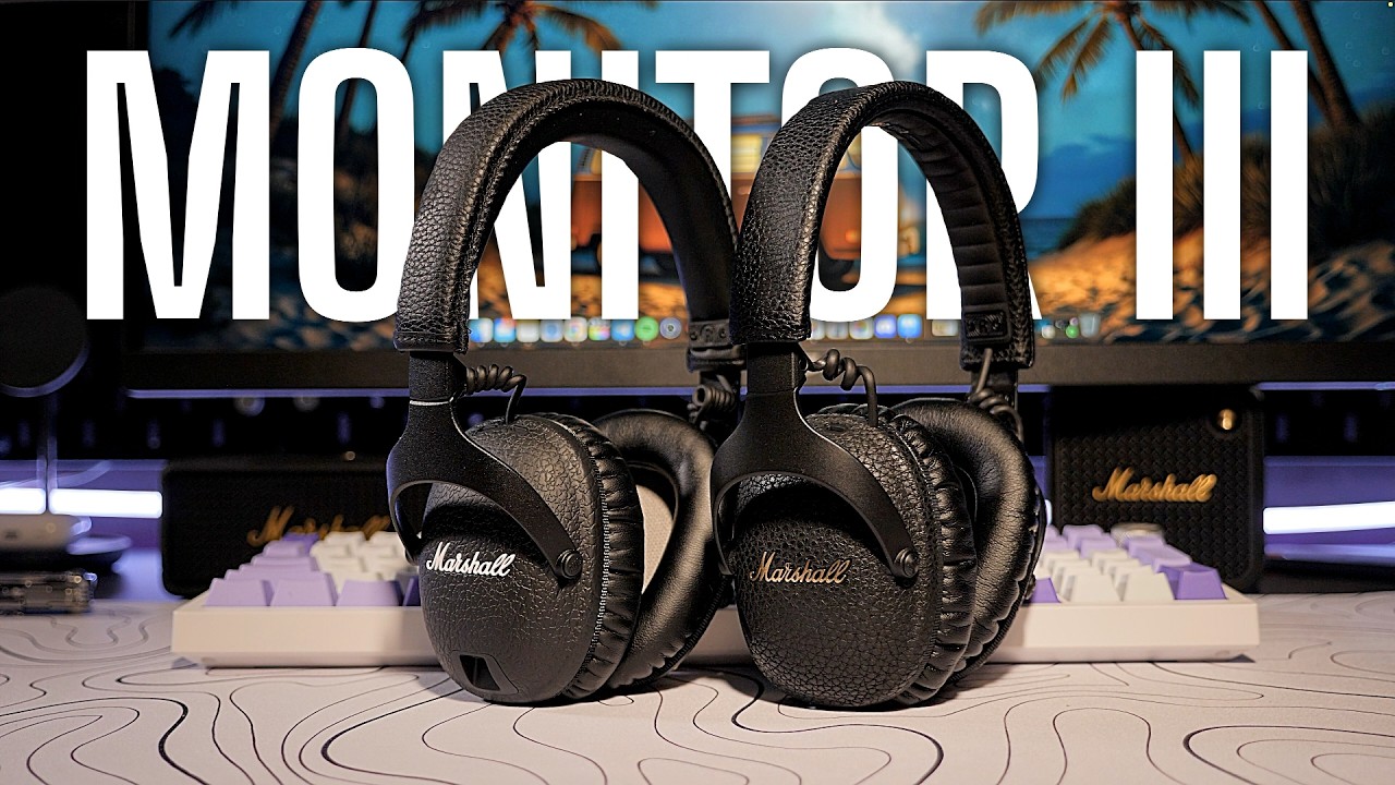 Навушники Marshall Monitor III ANC Black. Купити Навушники