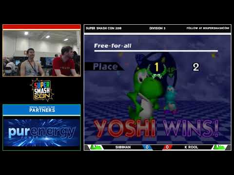 SSC 2018 - SSB64 - Shihman (Yoshi) Vs. K.Rool (Yoshi) Smash 64 Division 3