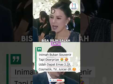SULTAN BANGET! 🤑 Souvenirnya Berasa Doorprize, Nikahannya Jadi Sorotan Publik #amandamanopo #seleb