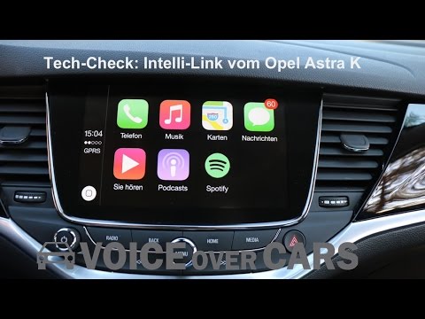 Tech Check Opel Astra K 2016 Intelli Link Apple CarPlay Android Auto Navi Infotainmentsystem