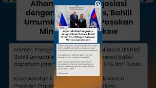 Negosiasi Berhasil! RI Umumkan Dapat Pasokan Minyak & LPG dari Rusia