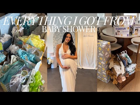 EVERYTHING I GOT FROM MY BABY SHOWER HAUL
