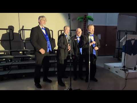 The Rivertown Sound Quartet singing ‘Rudolph’ at the Spirit of St. Louis Chorus Christmas Show 2025 in Hillsboro, MO.