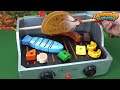 Learn Foods Names With Toy Grill For Kids