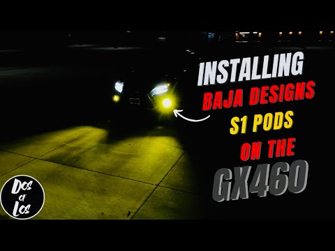 Baja Designs s1 upgrade light up the fog | GX460 fog light upgrade | Ronin Metal brackets