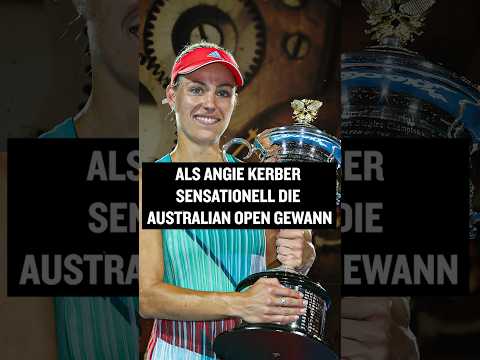 Wisst ihr noch, als Angelique Kerber sensationell die Australian Open gewann? #shorts