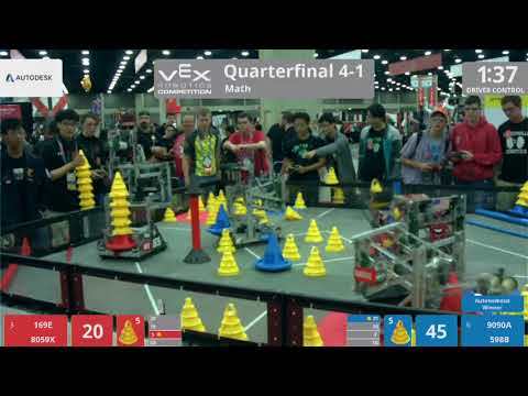 2018 VRC Math QF4-1 - 169E 8059X vs 9090A 598B - 115 to 112