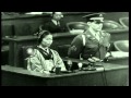 Comyns Carr Questions Mrs Yasuko Konoye And General T Taylor Reads His Summati HD Stock Footage