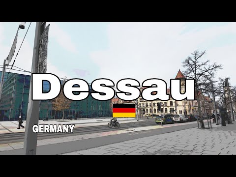 Dessau Germany Walking Tour | Exploring the Bauhaus City on Foot | 4K 60fps