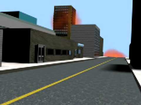 Sean's City - 3D Animation -  City Explosion