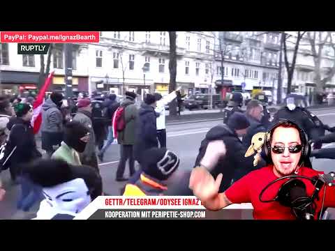 Wien durchbricht den Polizei - Kessel ! 8.1.22, Demo gegen die Corona - Diktatur